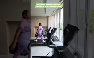 My Self-Care Routine: Morning Workout,PoolsideVibes #youtubeshorts #morning routine#wellness#workout