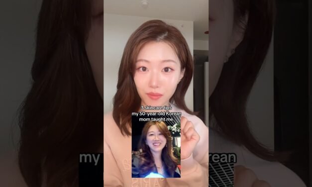 3 Skincare tips from my 50 year old Korean mom #shorts