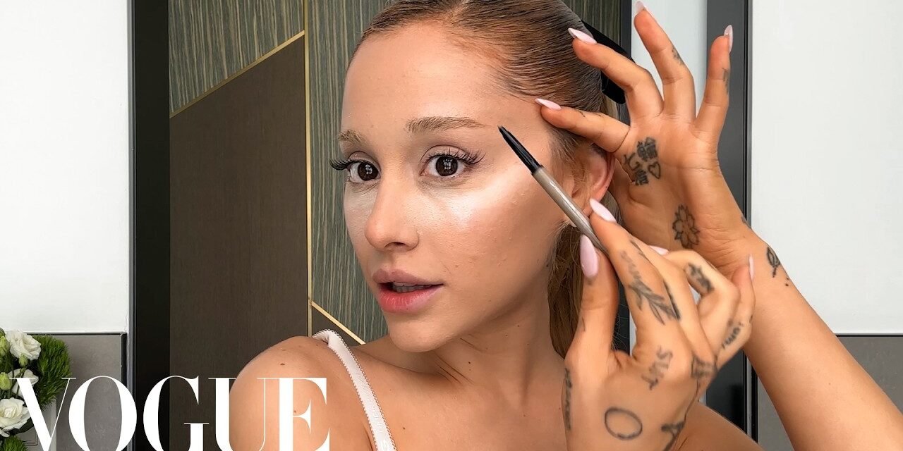Ariana Grande's Skin Care Routine & Guide to a ‘60s Cat Eye | Beauty Secrets | Vogue