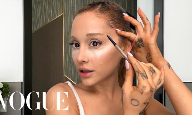 Ariana Grande's Skin Care Routine & Guide to a ‘60s Cat Eye | Beauty Secrets | Vogue