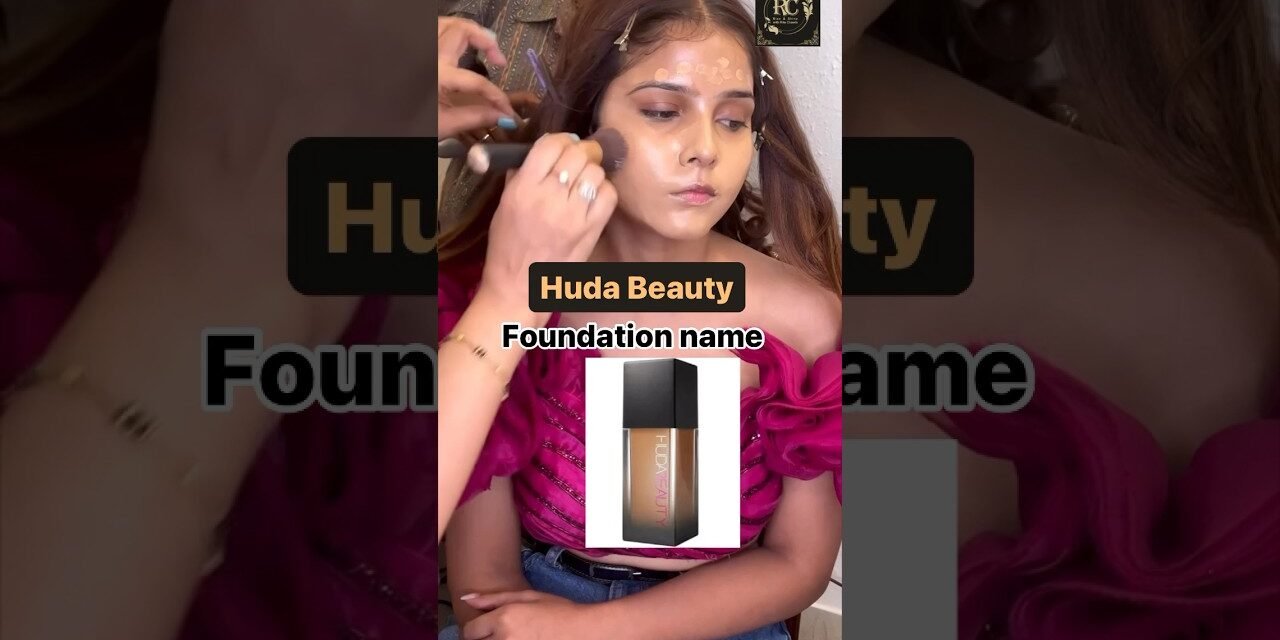 Best foundation for Bridal | 3 shades of Huda Beauty Foundation for vanity#risenshinewithrituchawla