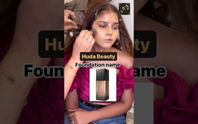 Best foundation for Bridal | 3 shades of Huda Beauty Foundation for vanity#risenshinewithrituchawla
