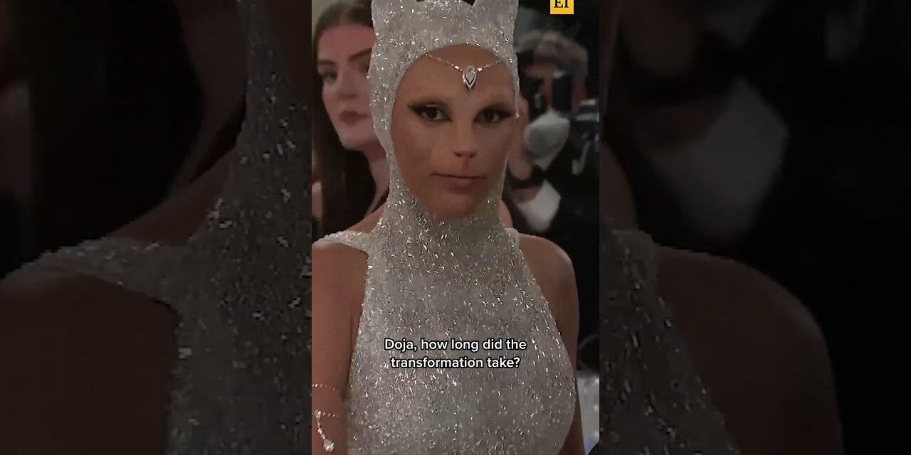 Doja Cat Looks "Purr-fect" At the 2023 Met Gala #shorts