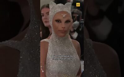 Doja Cat Looks "Purr-fect" At the 2023 Met Gala #shorts