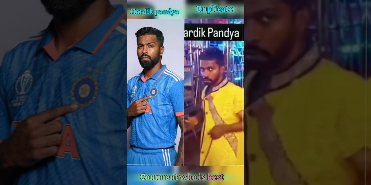 Femous Indian Cricketer and their duplicate  #shorts #ytshort #trending