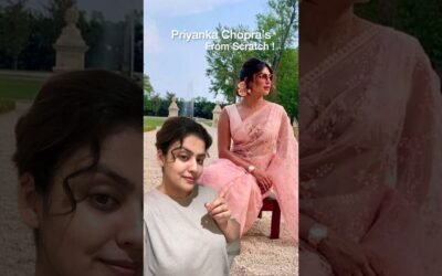 Priyanka Chopra’s Sabyasachi Saree from Scratch #outfitfromscratch