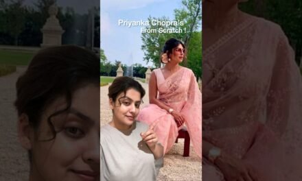 Priyanka Chopra’s Sabyasachi Saree from Scratch #outfitfromscratch