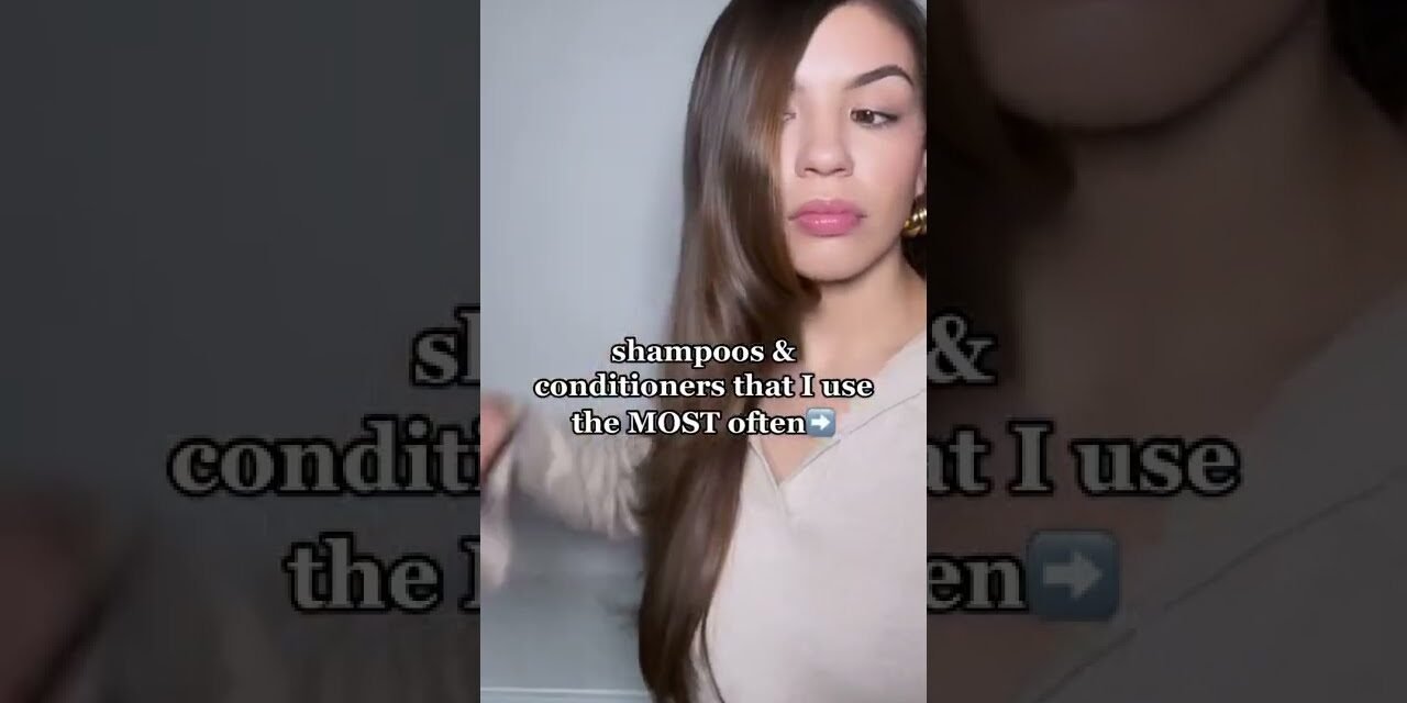 Shampoos and conditioners that I use the most often #haircare #shampoo #conditioner