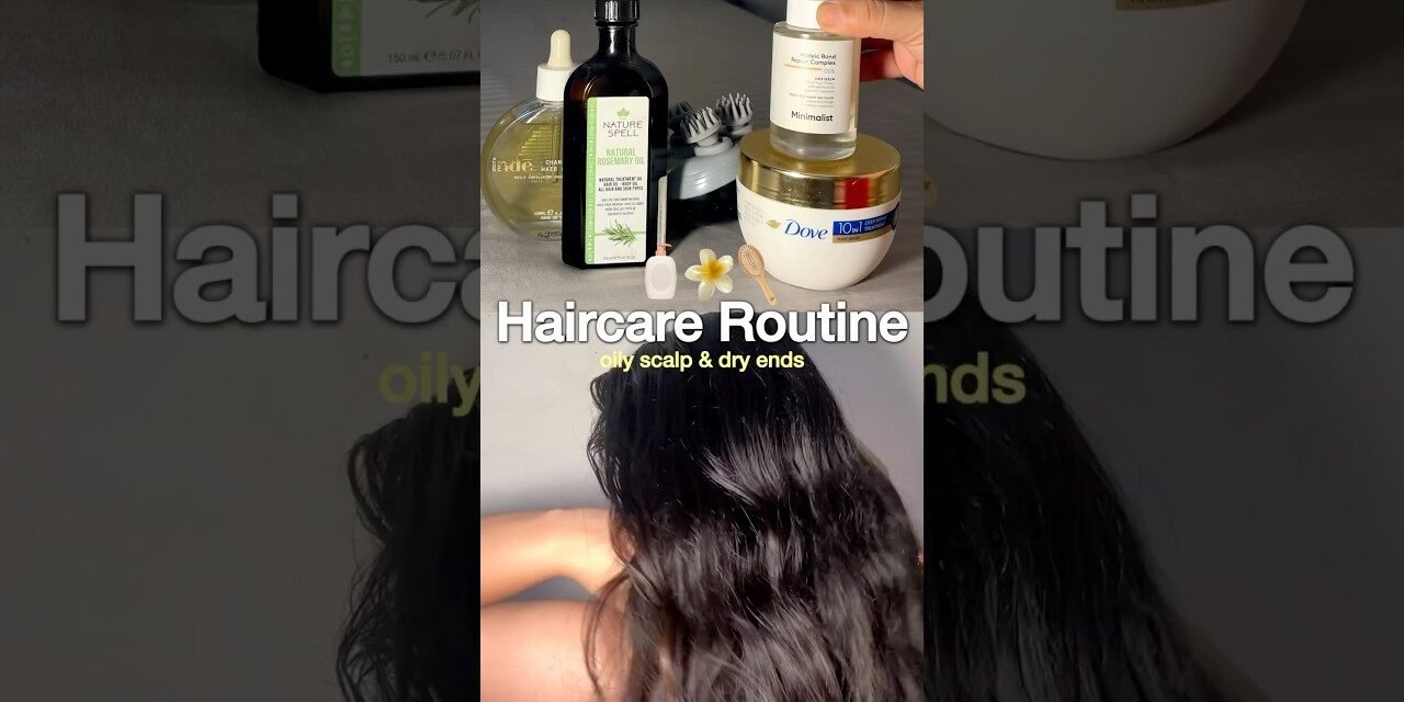Weekly Haircare Routine For Oily Scalp & Dry Ends #haircareroutine #haircare #bipasha #ashortsaday