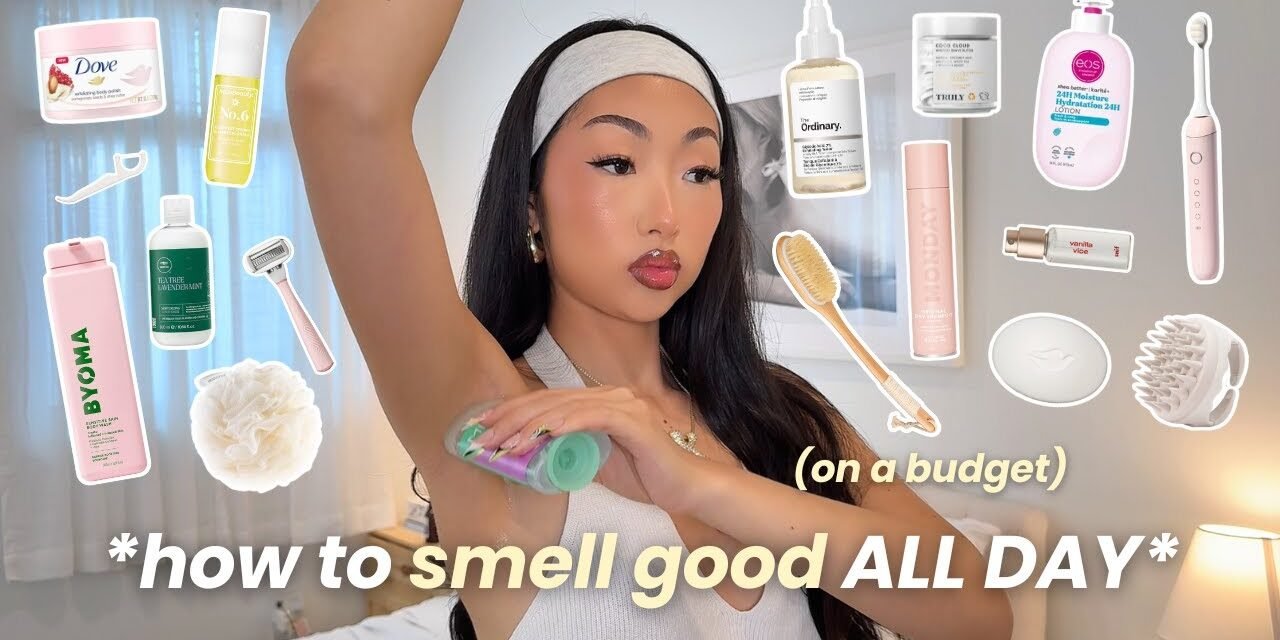 how to smell good ALL DAY on a BUDGET | feminine HYGIENE routine + things nobody tells you