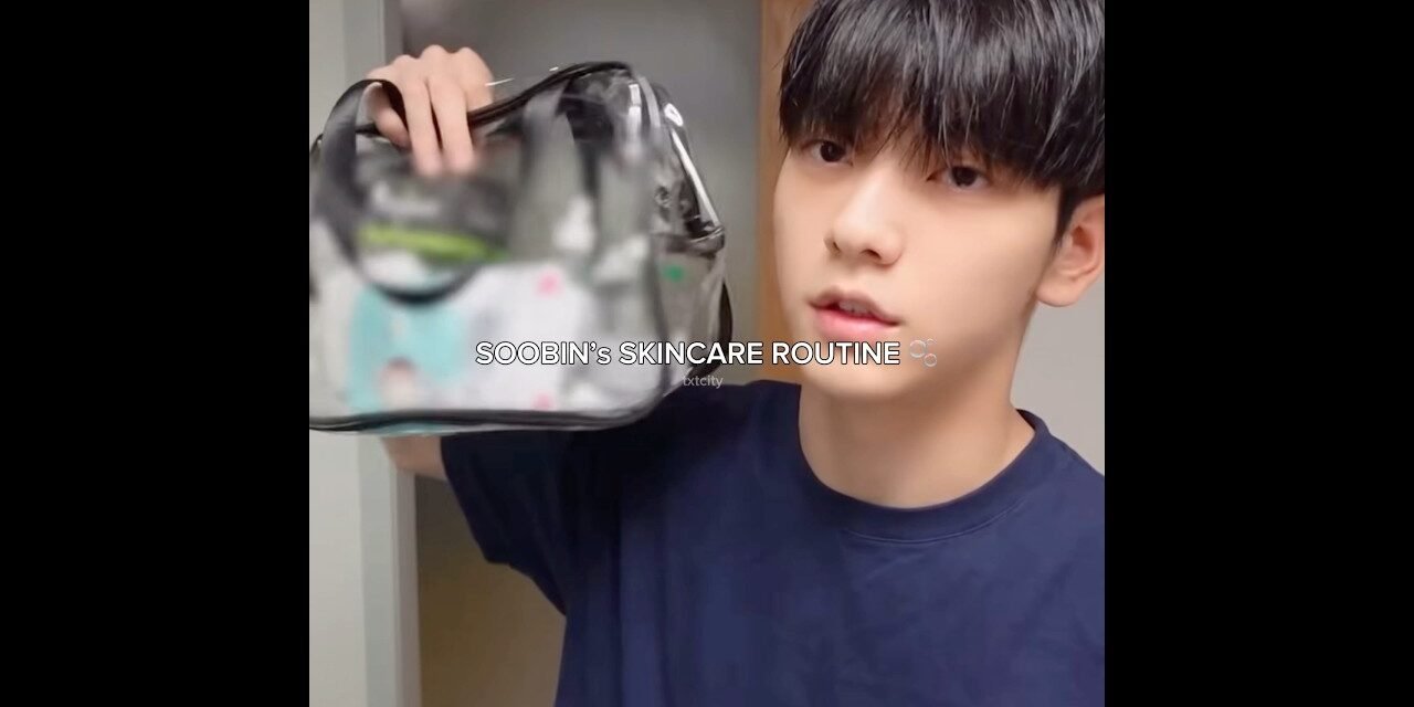 soobin’s skincare routine is the best! #trending #kpop #kpopidol #txt #txtsoobin #soobin #choisoobin