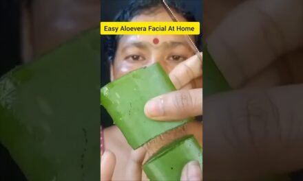 Easy Aloevera Facial Scrub At Home/ Get Fair & Clear Skin / Clean Dark Spots & Pigmentation #shorts