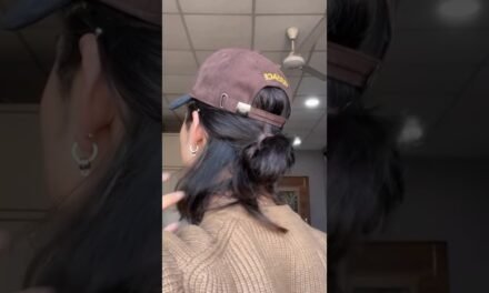 Long hair set with cap #longhair #haircare #hairstyle #explore #ytshorts #trending
