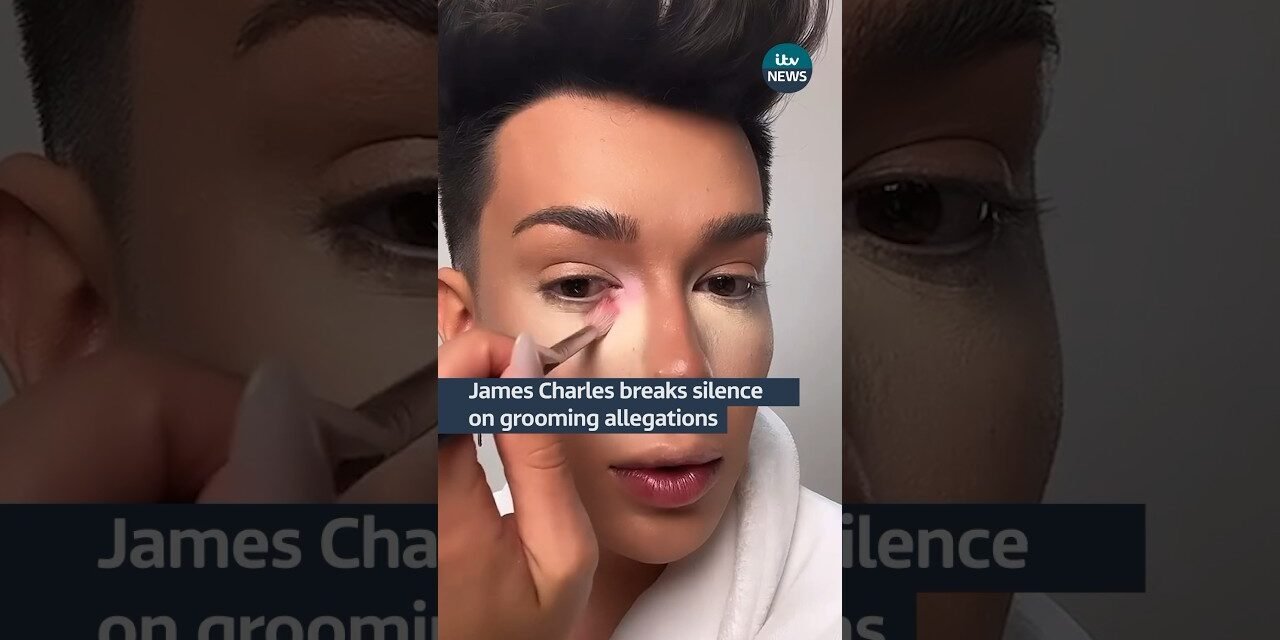 YouTuber James Charles breaks silence on grooming allegations #ITVnews #JamesCharles #beauty