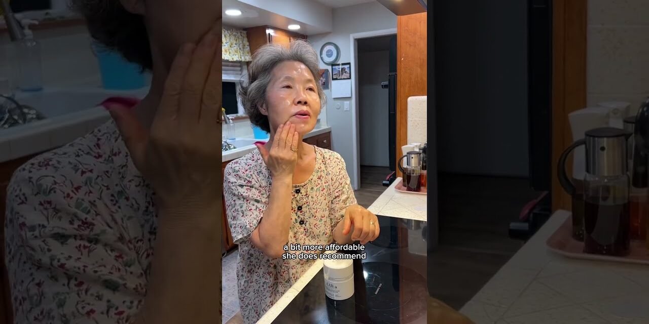 the secret to aging gracefully at 66 years old #skincare #skincareroutine #koreanskincare #korean