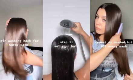 HAIR WASHING HACK FOR SHINY HAIR #HAIRWASH #HAIR #SHORTS