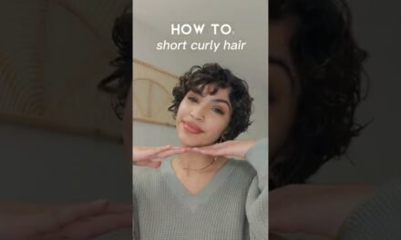How to style short curly hair :)