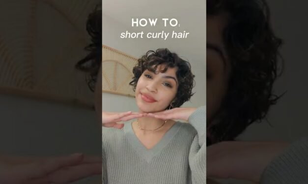 How to style short curly hair :)