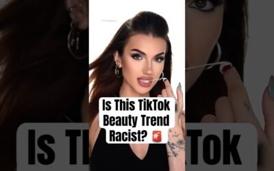 Is This TikTok Beauty Trend Racist? #shorts #bebot #tiktokbeauty