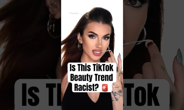Is This TikTok Beauty Trend Racist? #shorts #bebot #tiktokbeauty