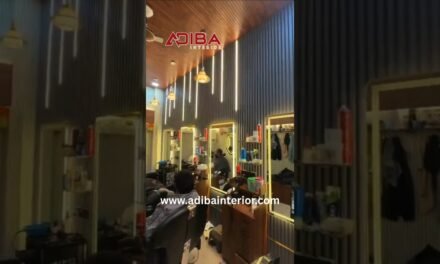 low budget beauty salon interior design | Shop PVC interior design | shop decoration #interiordesign